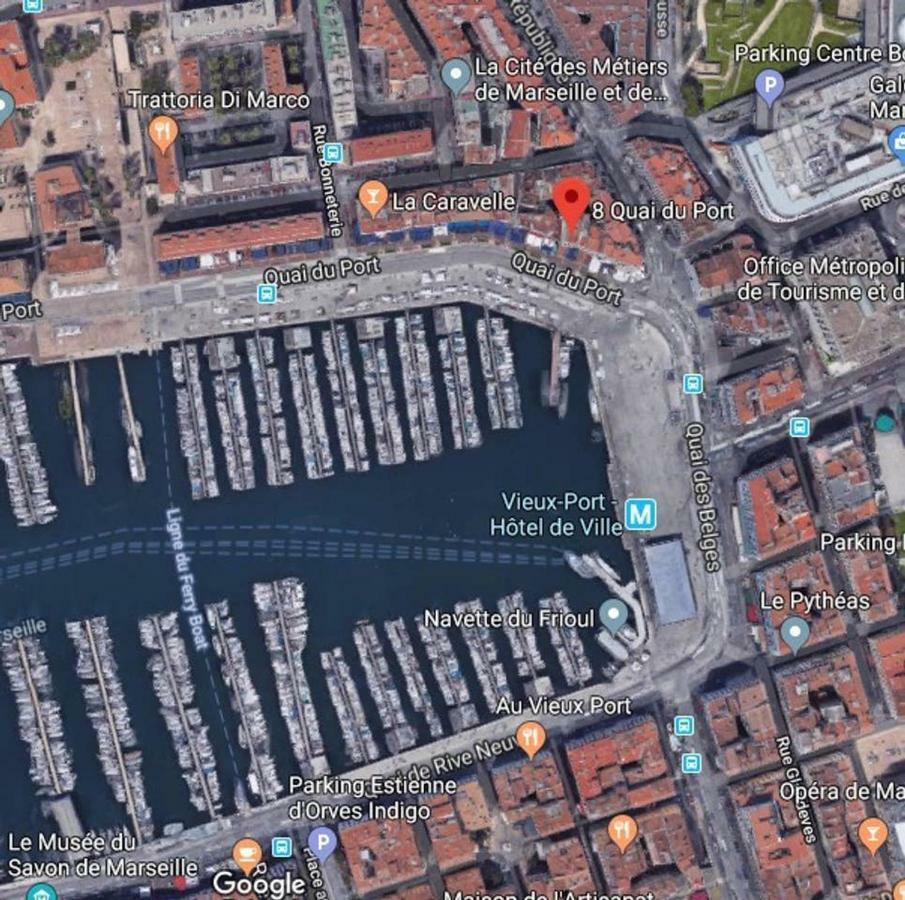 شقة Au Coeur Du Vieux Port - Le Quai Bourgeois مارسيليا المظهر الخارجي الصورة